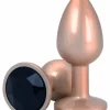 ToyJoy HAPPINESS Shine Like A Star Plug Silicone Gemstone Base Black S