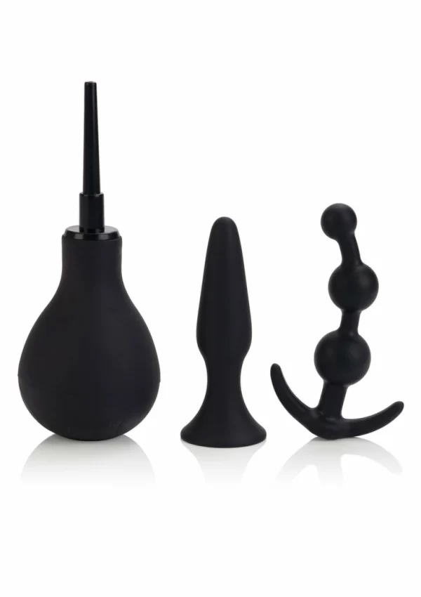 Anal Explorer Kit Advanced Silicone Set with Douche & Probes 3 pcs