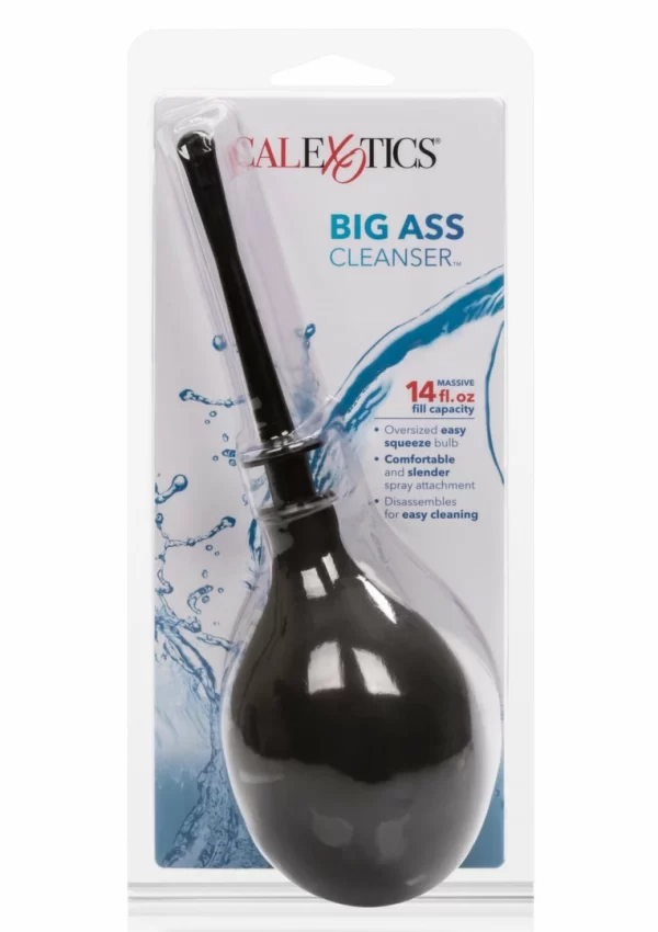 <p>Discover the CalExotics Big Ass Cleanser â€“ a versatile and practical intimate hygiene system designed for comfort and ease of use. This model is ideal for those seeking a reliable and effective solution for personal cleansing. The set includes a squeezable bulb and two interchangeable applicator tips: a slim