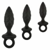 CalExotics Silicone Anal Probe Kit 3-Piece Graduated Set Black
