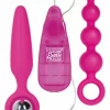 Booty Call Booty Vibro Kit - Silicone Intimate Set with Vibrating Bullet