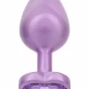 CalExotics Jewel Diamond Heart Plug Large - Elegant Metal Intimate Accessory - Boutique Anelma CalExotics Jewel Diamond Heart Plug Large - Elegant Metal Intimate Accessory