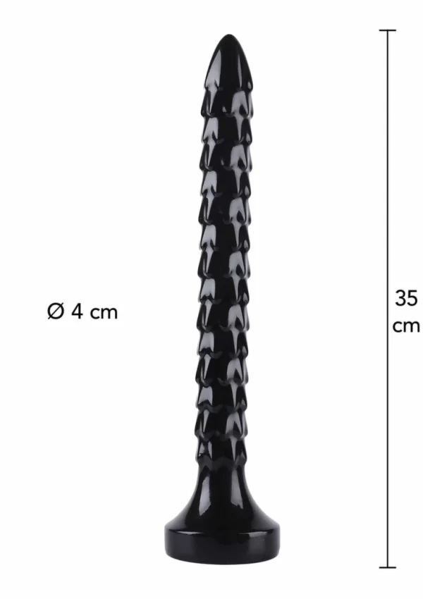 HIDDEN DESIRE Extreme Anal Snake 35 cm XXL Flexible Model Black