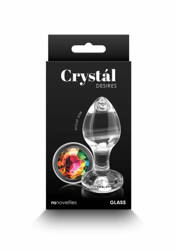 <p><strong>Crystal Desires Rainbow Gem Medium Borosilicate Plug</strong> is a unique and visually stunning accessory designed for those who appreciate both style and functionality. Crafted from high-quality borosilicate glass