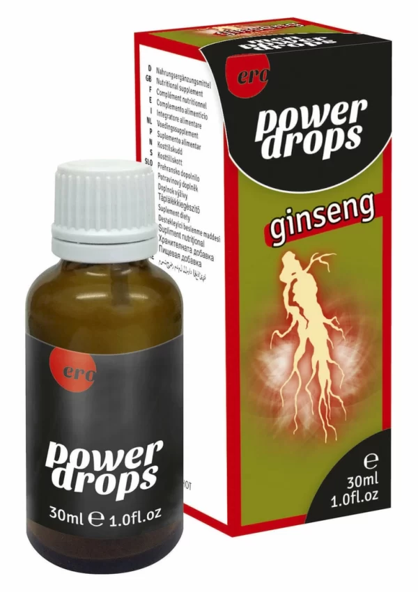 HOT Power Ginseng Drops Men 30ml - Herbal Vitality Formula for Men
