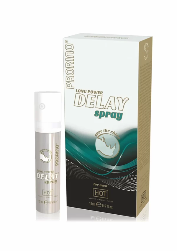HOT Prorino Long Power Delay Spray 15ml - Cooling Formula for Men