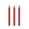 XR Brands Fire Sticks Drip Candles Set of 3 Fragrance-Free Low-Temp