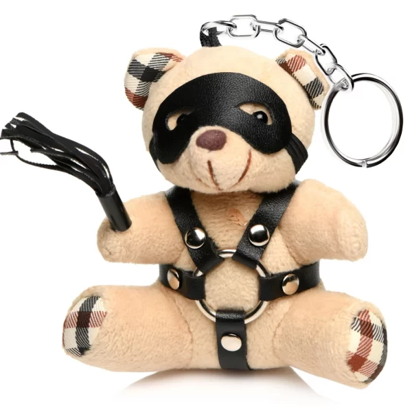 Trinity Vibes Shibari-Inspired Teddy Bear Keychain