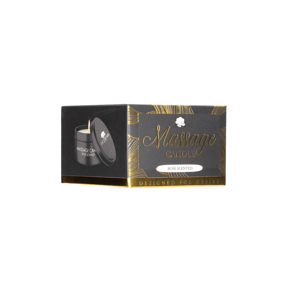 30g - Boutique Anelma combining the charm of gentle rose aroma with the innovative concept of a skin-friendly massage wax. Simply light the candle and allow the refined blend of natural oils and butters to melt into a warm