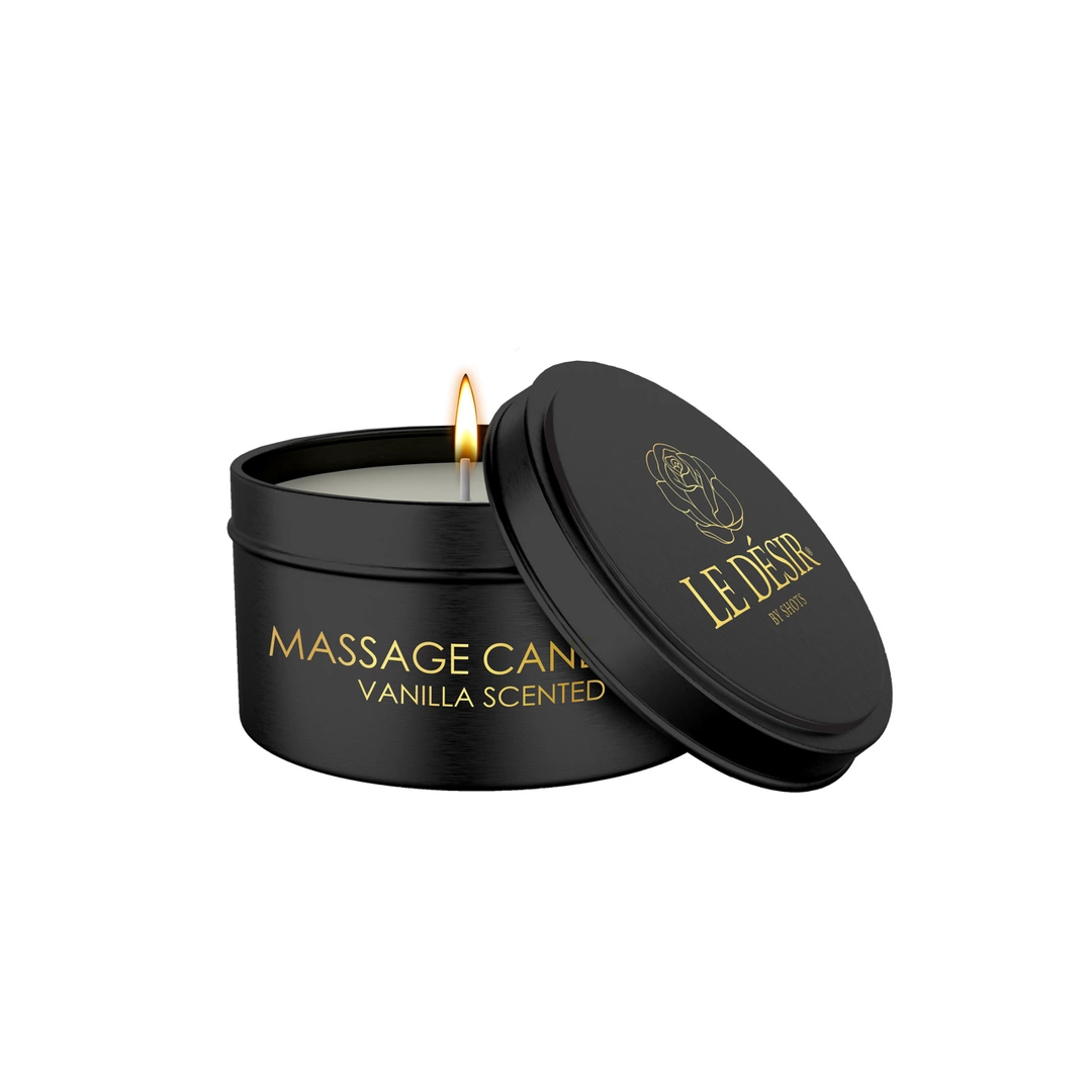 Le Desir Massage Candle Vanilla Scented 80g - Aromatic Relaxation Wax - Boutique Anelma Le Desir Massage Candle Vanilla Scented 80g - Aromatic Relaxation Wax