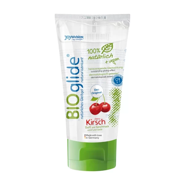 BIOglide Vegan Strawberry-Flavored Lubricant 80ml - Natural Formula