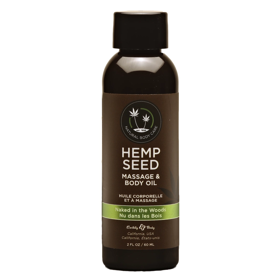 Earthly Body Naked in the Woods Massage Oil 236ml - Nourishing Blend - Boutique Anelma Earthly Body Naked in the Woods Massage Oil 236ml - Nourishing Blend