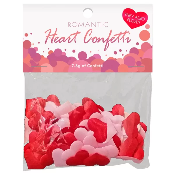 <p>Add an elegant touch to any special occasion with the Kheper Games Romantic Heart Confetti. This high-quality decorative set features vibrant red heart-shaped pieces