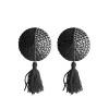 Ouch! Round Adhesive Decorative Tassels - Black - Boutique Anelma Ouch! Round Adhesive Decorative Tassels - Black