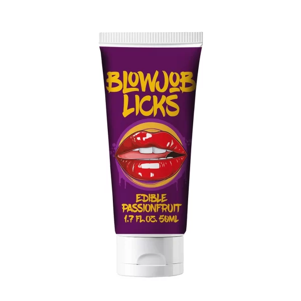 Blow Job Licks Passionfruit Flavored Body Gel 50ml - Intimate Care by Shots