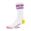 Prowler RED Queen Socks White/Purple Comfortable Cotton Unisex