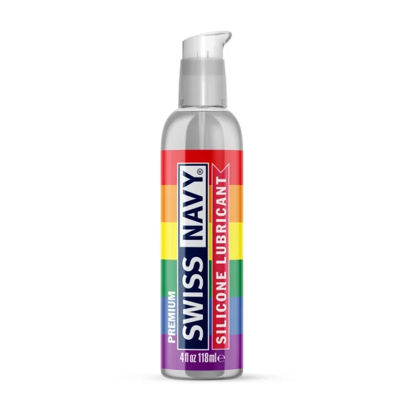 <p><strong>Swiss Navy Silicone Lubricant Pride Edition 118ml</strong> offers a premium quality solution for those seeking an exceptionally smooth and long-lasting performance. Specially designed with advanced silicone compounds and enriched with vitamin E
