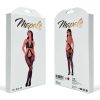Floral Fishnet Bodystocking - One Size - Black