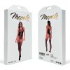 Floral Cincher Fishnet Bodystocking - One Size - Black
