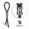 Velv'Or JBoa 304 Adjustable Intimate Ring Black & Silver 13cm