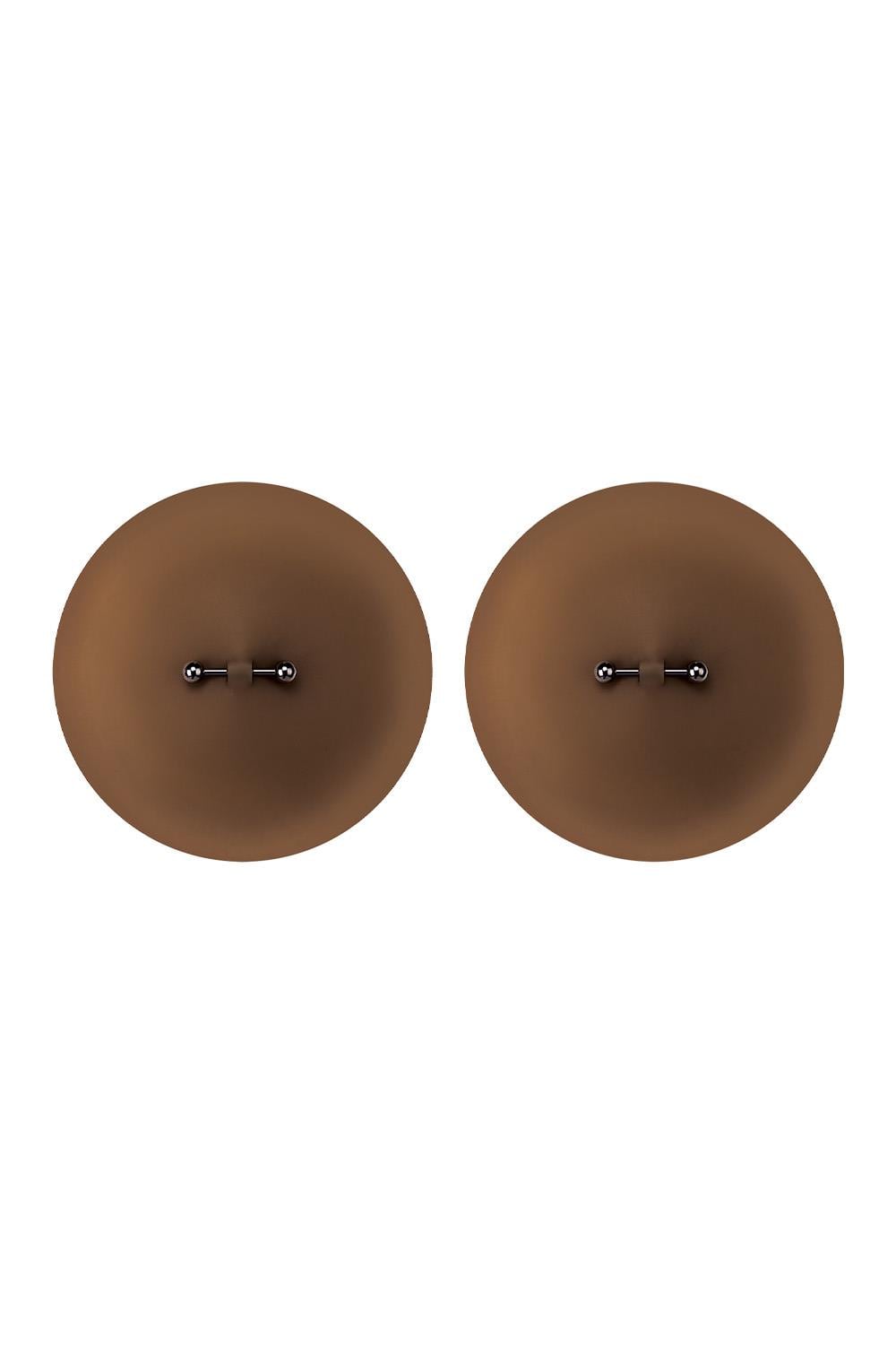 PEEKABOOS SILICONE PIERCED NIPPLE COVERS - Anelma PEEKABOOS SILICONE PIERCED NIPPLE COVERS