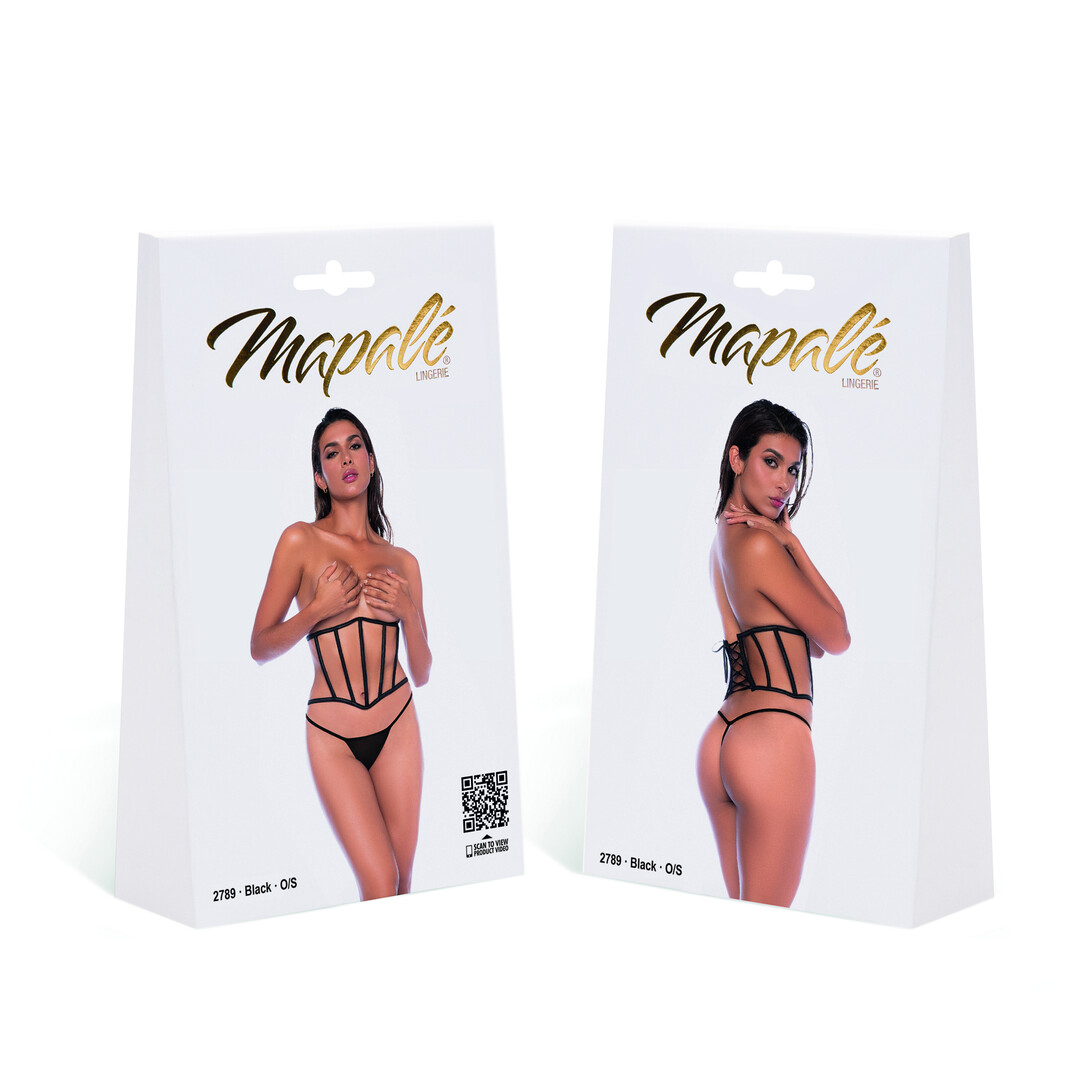 Two Piece Set - One Size - Black