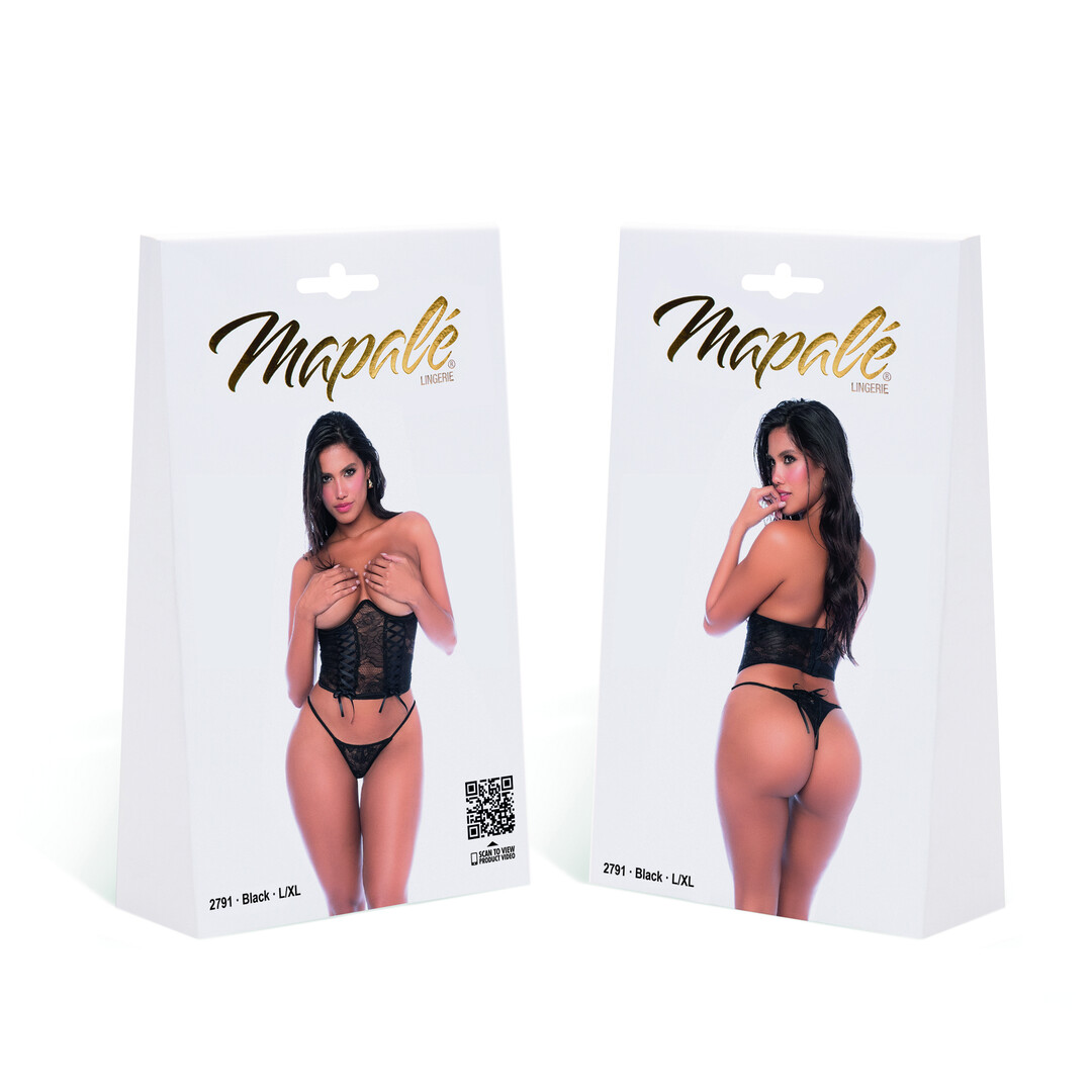 Two Piece Set - L/XL - Black - Boutique Anelma Two Piece Set - L/XL - Black