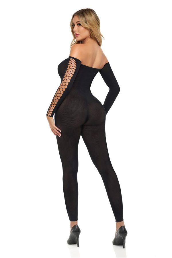 Alternative view of BOUJEE GANG BODYSTOCKING BLACK, OS