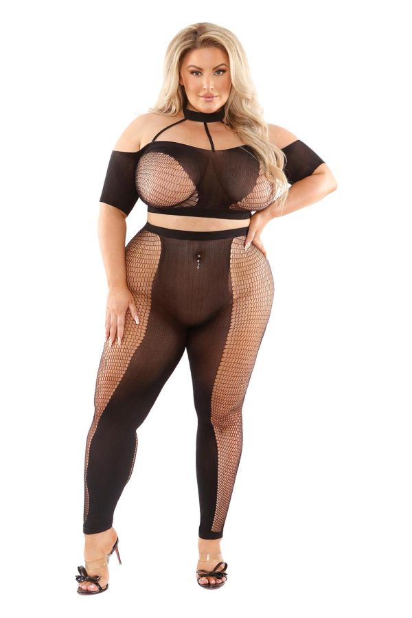 MISSING YOU 2PC TOP & LEGGINGS BLACK, QS