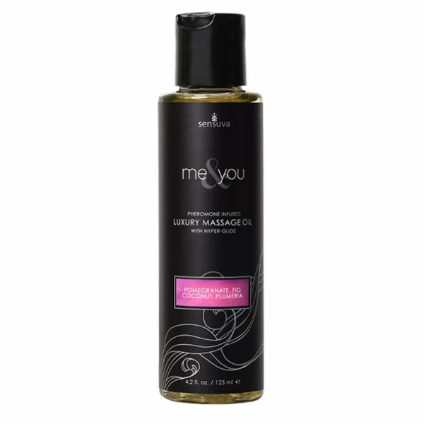 Sensuva Me & You Massage Oil 125ml Pomegranate Fig Coconut Plumeria