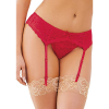 Lace Garter Belt Dmd - OS - RedCute and sexy lingerie!Makes you feel sexyRedHand Wash-Cold/