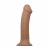 Strap-On-Me Dual Density Bendable Silicone Model Caramel L 19cm - Boutique Anelma Dildos & dongs