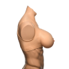 hand-painted nipplesStretches to fit most