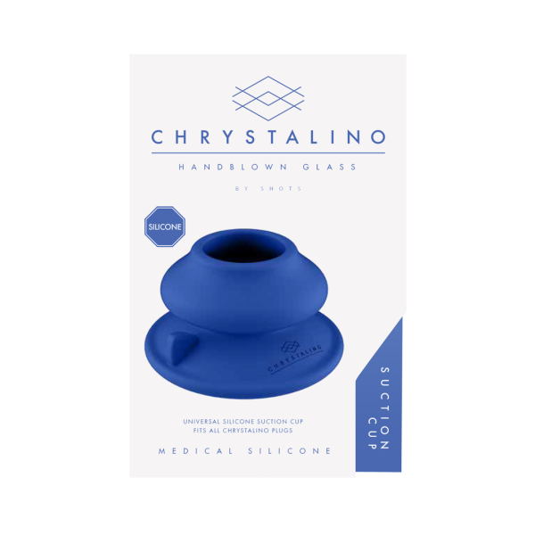 Made from body-safe medical siliconeUse on all Chrystalino shapes with a flat bottomCompatible with your favorite O-ring harnessSuper strong suction cup/