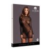 Roxy - Sexy Leopard Mesh Cheeky Dress - One Size - Black