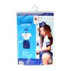 Stewardess Costume - S/M - Blue/White - Boutique Anelma Stewardess Costume - S/M - Blue/White