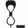 Pretty Love Double Ring Black - Silicone Support System with Vibration - Boutique Anelma Pretty Love Double Ring Black - Silicone Support System with Vibration