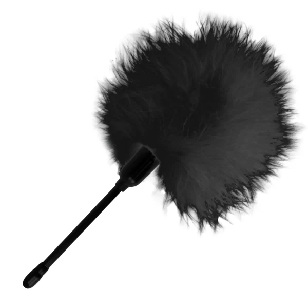 Darkness Sensual Black Feather Tickler with Ergonomic Handle 20cm