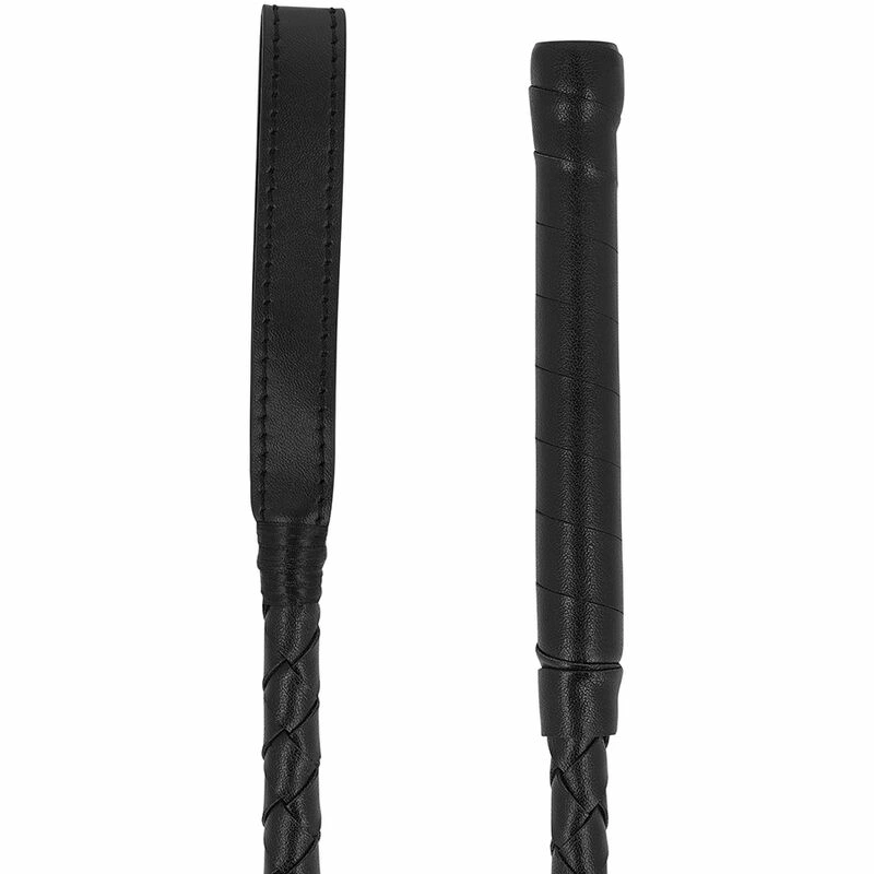 Darkness Fine Black - bat do zabaw fetyszowych 60 cm - Boutique Anelma <strong>Darkness Fine Black Whip 60cm – Precision Impact Accessory</strong><br><br>