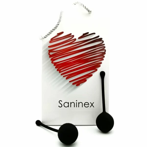 Saninex Clever Black Ball - Silicone Pelvic Floor Trainer