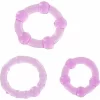 Seven Creations Silicone Comfort Ring Set 3pcs - Lilac