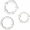 Seven Creations Set of 3 Transparent Silicone Comfort Rings