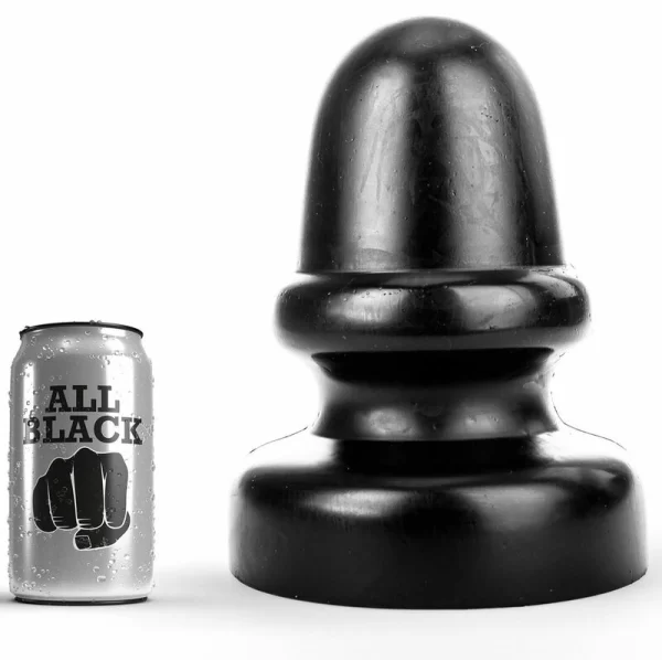 All Black AB72 Intimate Plug 23 cm PVC Black Hypoallergenic Base