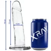 XRAY Clear 18 cm Transparent Intimate Model with Suction Base - Boutique Anelma Dildos & dongs