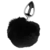 Coquette Chic Desire Metal Plug L Graphite with Crystal 2.8x4.1cm