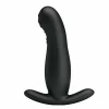 MR PLAY Rechargeable Black Prostate Model Silicone 12 Modes 127mm
