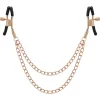 BEGME Black Edition Premium Adjustable Chain Nipple Clamps Nickel-Free