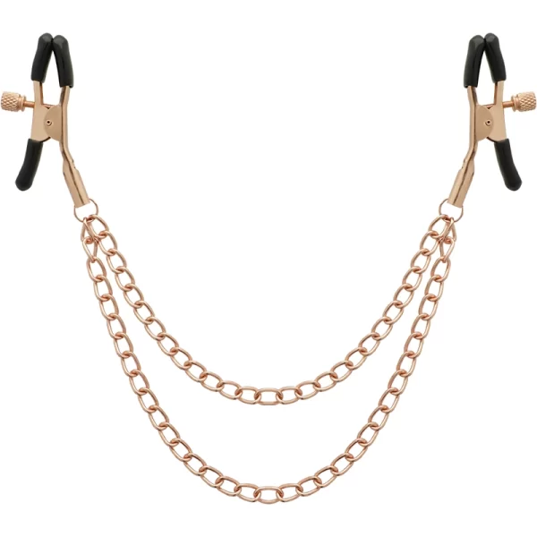 BEGME Black Edition Premium Adjustable Chain Nipple Clamps Nickel-Free