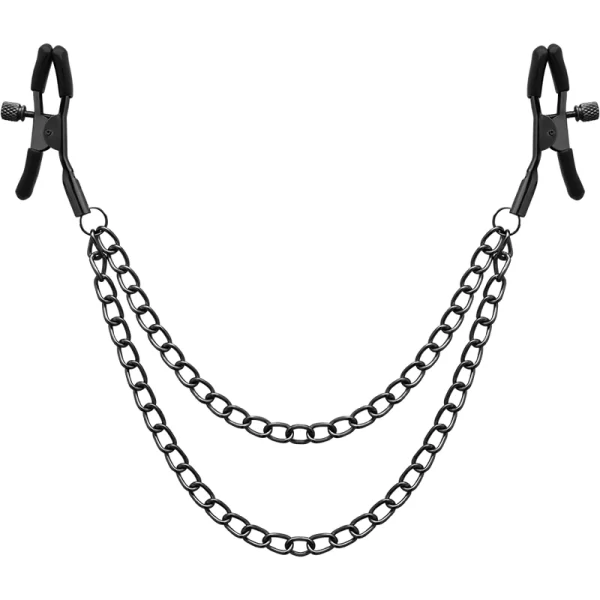 BEGME Red Edition Nipple Clips with Chain - Nickel-Free Stainless Steel