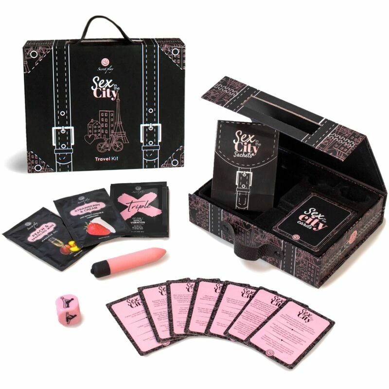 Secret Play City Adventure Intimate Travel Kit Multilingual 6in1 Set adult funny